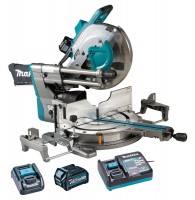 Makita LS003GD201 40V MAX XGT Brushless 305mm Slide Compound Mitre Saw 2 x 2.5Ah Batteries, Charger & Adapter £1,099.00